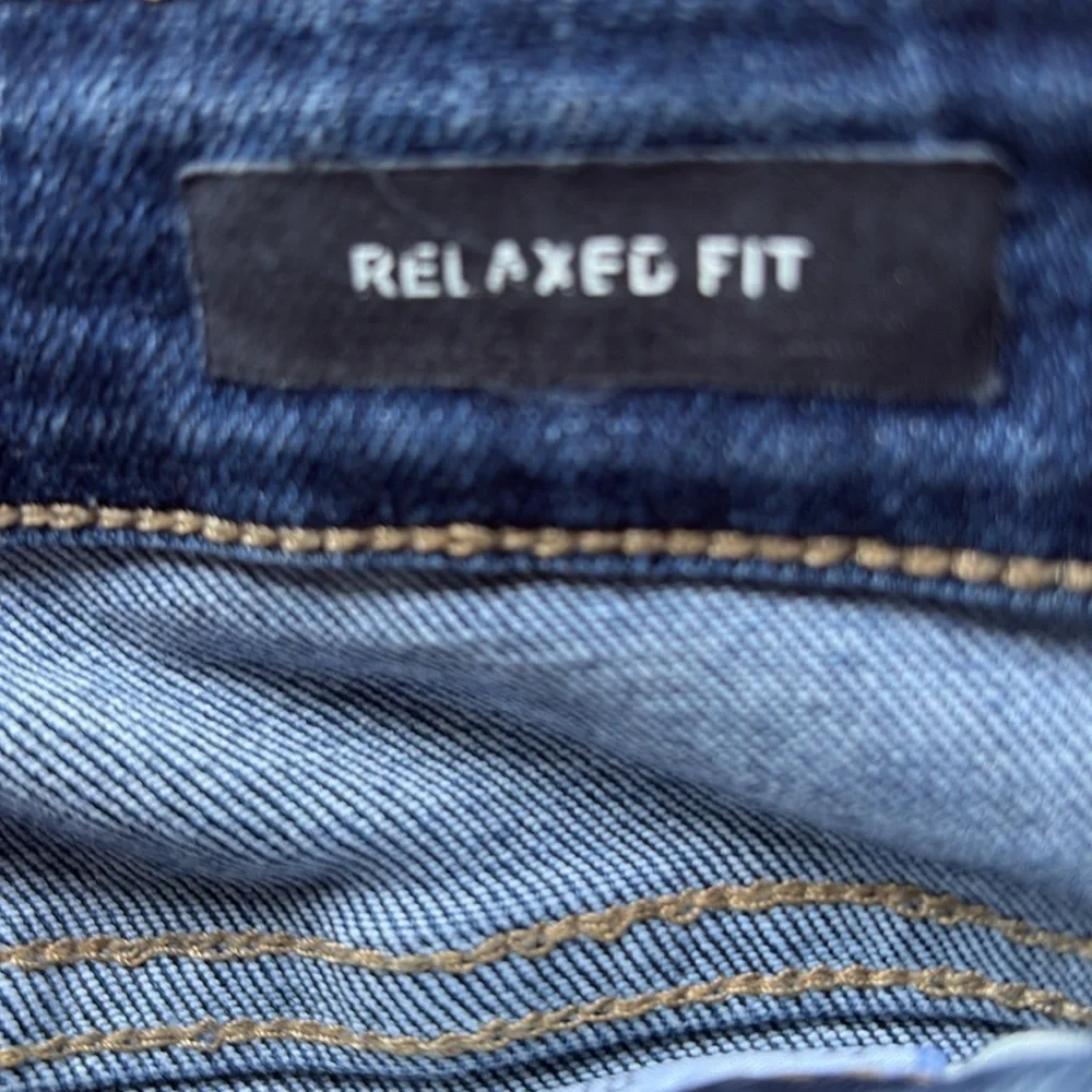 JUDY BLUE Mid-Rise Vintage Cut Off Relaxed Fit Distressed Jeans #88135 size 5/27